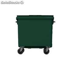 Contenedores de basura 1100L verde412