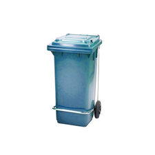 Contenedores de basura 240 Lts Con pedal azul