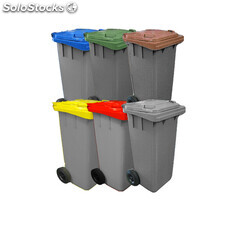Contenedores de basura 360 Lts verde