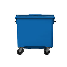 Contenedores de basura premium 1100L azul820