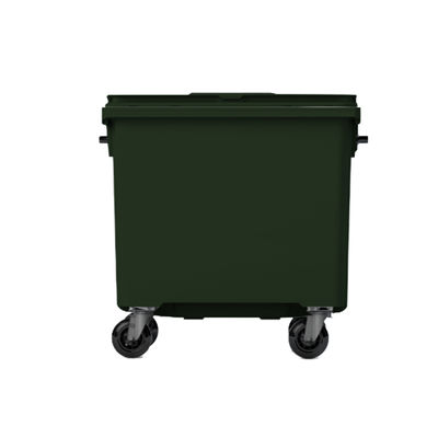 Contenedores de basura premium 1100L verde411