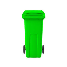 Contenedores de basura premium 120L verde404
