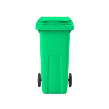 Contenedores de basura premium 120L verde420