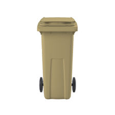 Contenedores de basura premium 240L beige1006