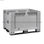 Conteneur de Batterie 1200x1000x790/620 mm 3 traîneaux - 1