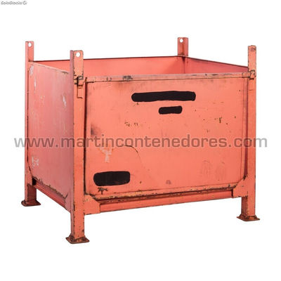 Contentor metálico 1200x1000x960/730 mm