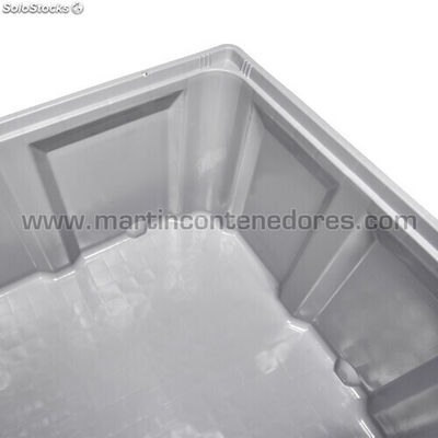 Contentor plástico 1200x1000x639/460 mm 3 patins - Foto 3