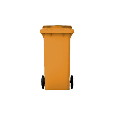 Contentores de lixo 120 L laranja