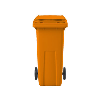 Contentores de lixo premium 120 L laranja