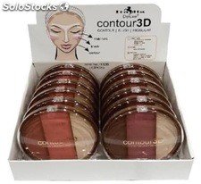 Contorneador 3D 3 en 1 Beauty Kit Italia Deluxe