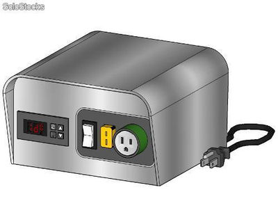 Controlador de temperatura para baño de aceite con termopar tipo k