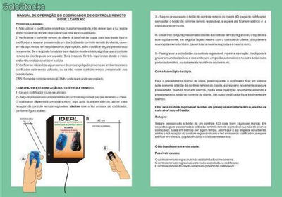 Controle Remoto Regravável ideal (modelo chaveiro) - Foto 3