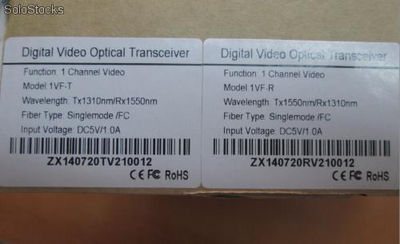 Convertisseur Fibre optique - câble bnc co-axial - Photo 2