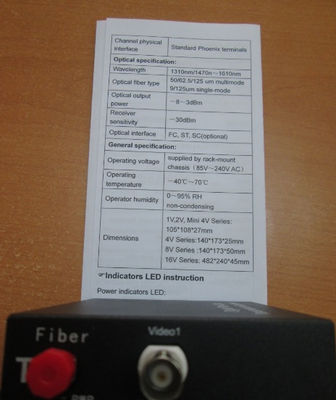 Convertisseur Fibre optique - câble BNC co-axial - Photo 2