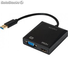 Convertisseur USB3.0 à vga + hdmi UA0234