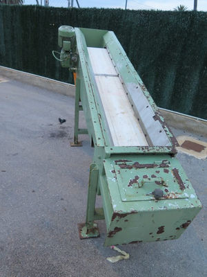 Conveyor belt with magnetic drum of 2 m x 0.25. Reducer motor 1.5 hp