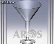 Copa martini de poliestireno 10.5 oz (240 pzas)