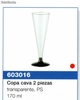 copa cava plastico