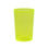 Copo plastico 350 ml amarelo neon translúcido - 1