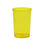 Copo plastico 350 ml amarelo translúcido - 1