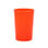 Copo plastico 350 ml laranja neon fechado - 1
