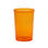 Copo plastico 350 ml laranja translúcido - 1