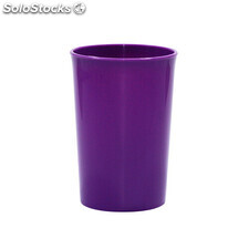 Copo plastico 350 ml roxo fechado