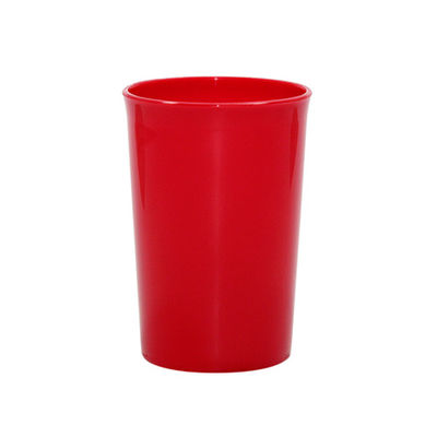 Copo plastico 350 ml vermelho fechado