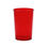 Copo plastico 350 ml vermelho translúcido - 1