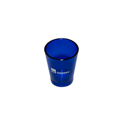 Copo plastico dose 60 ml azul translúcido - Foto 2