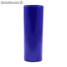 Copo plastico long drink 330 ml azul fechado