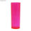 Copo plastico long drink 330 ml rosa neon translúcido - 1