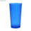 Copo plastico pixel 400 ml azul translúcido - 1