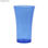 Copo plastico space 400 ml azul neon translúcido - 1