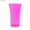 Copo plastico space 400 ml rosa neon translúcido - 1