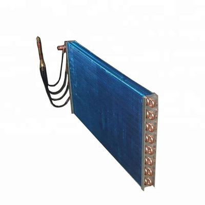 Copper tube condenser finned hydrophilic foil evaporator for central air conditi