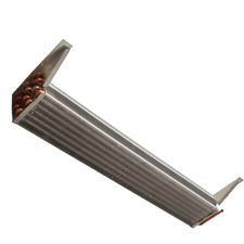 Copper tube condenser finned hydrophilic foil evaporator for lengthening duck ne