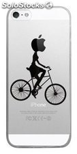 Coque iphone femme à vélo iphone 4
