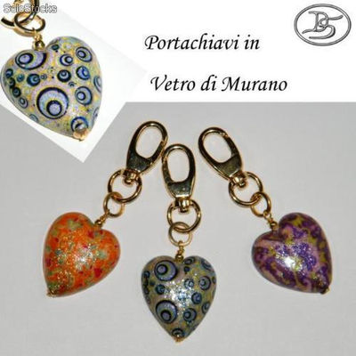 Coração de vidro de Murano para o dia da mãe
