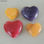 corazones de onix de colores y tamaños - 1