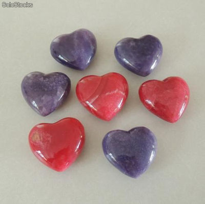 corazones de onix de colores y tamaños - Foto 2