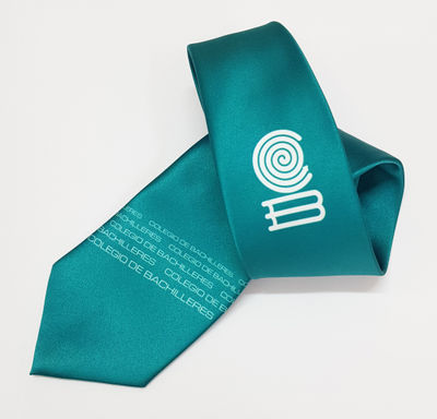 Corbata corte juvenil escolar con diseño en sublimación - Foto 2