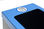 Corbeille à papier 70 Litres (Bleu) - Sistemas David - Photo 2