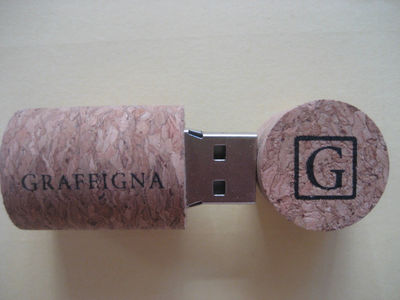 Corcho de botella de vino de regalo promocional usb flash disk