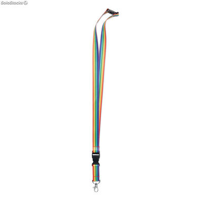 Cordino in RPET arcobaleno multicolore MIMO6423-99