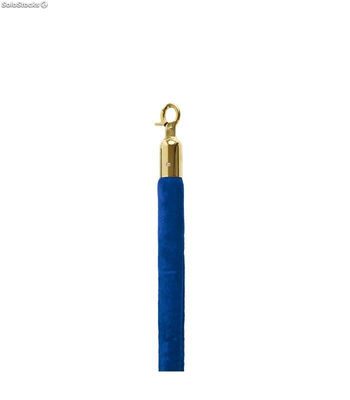 Cordon lisse de 1,5 mètre pour poteau séparateur à cordon (Dorée / Blue) -