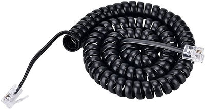 Cordon spiral noir - Photo 2