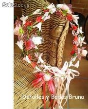 Corona de Flores Niña. Detalles para bodas y eventos