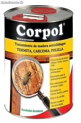 Corpol Insecticida Contra Carcoma, Termita, Polilla - 5 Litros
