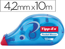 Corrector tipp-ex cinta pocket mouse 4.2 mm x 10 m